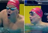 Neįtikėtina: D.Rapšys sustojo likus 50 m iki finišo ir vis tiek laimėjo plaukimą