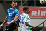 Italijos rinktinė nepaisant grubios vartininko klaidos iš Estijos išsivežė 3 taškus