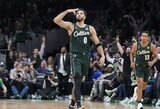 „Celtics“ žvaigždės vedė komandą į pergalę sezono atidarymo mače