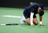 Traumą patyręs Djokovičius praras 650 reitingo taškų ir atsidurs už Zverevo