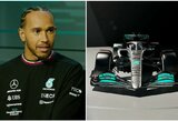 L.Hamiltonas naujojo „Mercedes“ bolido pristatyme pakomentavo gandus apie karjeros pabaigą