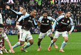„Aston Villa“ chaotiškame rungtynių finiše sugebėjo nukauti „Arsenal“