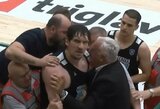 Emocijos Slovėnijoje liejosi per kraštus: sirgalių link puolusį milžiną stabdė Dončičiaus tėvas