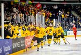 Pasaulio ledo ritulio čempionato finišas: laukia žūtbūtinės rungtynės dėl aukso su Ukraina