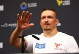 Oleksandras Usykas pergyvena dėl Jake'o Paulo: „Melsiuosi už jį, nes noriu kovoti su juo narve“