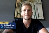 Į verslą pasukęs T.J.Dillashaw: „Sūnaus prašymas daugiau nebekovoti palietė mano širdį“