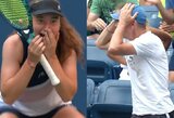 Jauna Ukrainos tenisininkė pribloškė pasaulį: „US Open“ starte eliminavo vieną didžiausių favoričių