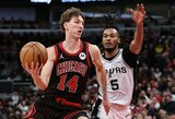 Rezultatyvus Buzelis pripažino Wembanyamos vedamos „Spurs“ pergalę