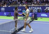 S.Wawrinka Kazachstane pralaimėjo 3 pratęsimų trilerį, D.Thiemas žengė tolyn