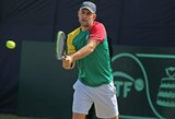 Į ITF turą grįžęs L.Grigelis su porininku pralaimėjo teniso trilerį