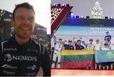 Lietuvos vėliavą Dakaro podiume išskleidęs Ardavičius skubėjo perduoti žinutę Žalai