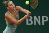 „Roland Garros“ turnyre – sensacingas Kostiuk pralaimėjimas ir krepšinio legendos dukros pergalė