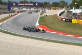 „McLaren“ triumfavo Barselonoje, o nesąmones krėtusį Verstappeną skaudžiai nubaudė teisėjai