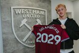Lietuvių kilmės futbolininkas Airidas Golambeckis pasirašė ilgalaikį kontraktą su „West Ham“