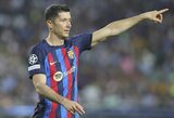 R.Lewandowskis apie „Barcelonos“ pasirodymą Čempionų lygoje: „Akivaizdu, kad nesu laimingas“