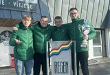 Iš Europos bavariško akmenslydžio taurės turnyro Vokietijoje lietuviai grįžo su trofėjumi