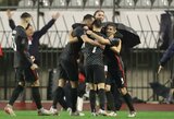 F.Kudriašovo įvartis į savus vartus padovanojo Kroatijos rinktinei kelialapį į pasaulio futbolo čempionatą