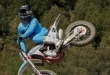 Italijos motokroso čempionate A.Jasikonis lipo ant podiumo