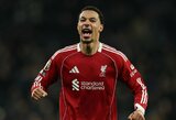 „Liverpool“ šventė pergalę prieš dvi raudonas korteles gavusį „Tottenham“