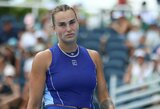 Pirmosios pasaulio raketės statusą bandanti apginti Sabalenka turėjo vargo Sinsinatyje
