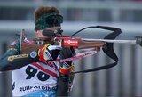 29 laipsnių šalčio sutrikdytose IBU taurės varžybose Kanadoje – Lietuvos biatlonininkų taškai