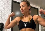 Ukrainietės pasiteisinimai neįtikino UFC – skirta 1 metų diskvalifikacija