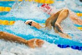 Įspūdingame plaukime D.Rapšys laimėjo bronzą, trys sportininkai buvo greitesni už pasaulio reitingo lyderį
