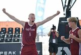 Latviai sudaužė lietuvių viltis Europos jaunių 3x3 krepšinio čempionate