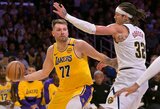 Fantastišką kėlinį sužaidęs L.Dončičius vedė „Lakers“ į pergalę