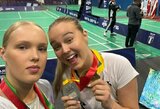 Įspūdinga: Viltė Paulauskaitė Salvadore triumfavo tiek vienetuose, tiek dvejetuose