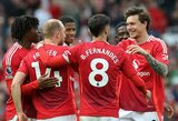 Kontroversiškoje akistatoje „Manchester United“ atėmė iš varžovų Čempionų lygą, Martinezas paskutinėse rungtynėse gavo raudoną kortelę
