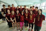 Sostinės sporto centro auklėtiniai skynė medalius Lietuvos plaukimo su pelekais čempionate