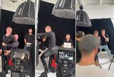 Pamatykite: filmuojant laidą Ignas Pauliukevičius trenkė Edvinui Šalkovski ir sulaukė UTMA bausmės