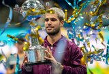 Finale Tokijuje – pikta Alcarazo replika teisėjui, užsitikrinta įspūdinga premija ir sprendimas nevykti į Šanchajų