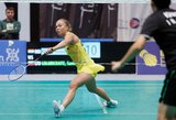 Badmintono turnyre Velse Golubickaitę sustabdė antrojo šimtuko žaidėja