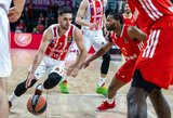 Eurolygoje F.Campazzo sulaukusi „Crvena Zvezda“ pergalės Vokietijoje nepasiekė