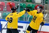 „Pamatėme, kad galima žaisti su bet kuo“: Lietuvos rinktinės nariai įvertino komandos žaidimą po dviejų IA diviziono rungtynių