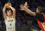Pasaulio trijulių krepšinio reitinge Lietuva pakilo į 6-ąją vietą