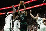Persvarą išbarsčiusi „Celtics“ palaužė „Bucks“ 