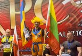 Songoku persirengęs kaunietis Europos čempionato aukso ėjo atsiimti su dviem vėliavomis