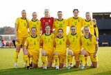 Lietuvos moterų futbolo rinktinė su Estijos rinktine sužaidė lygiosiomis