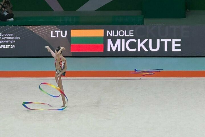 Nijolė Mickutė apgynė Lietuvos meninės gimnastikos taurę