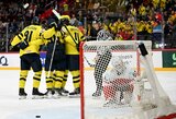 Švedija antrus metus iš eilės pasaulio čempionate iškovojo bronzos medalius