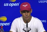 „US Open“ turnyre eliminuotas R.Nadalis prabilo apie šeimyninius išgyvenimus: „Nežinau, kada grįšiu“
