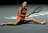 Atkakli kova Indian Velse: pirmą setą vargusi Sabalenka galiausiai sutriuškino rumunę ir paaiškino, kada varžovės pradeda jausti įtampą