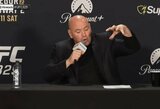 „Sumokėjau jam krūvą pinigų, o jūs...“: Dana White'as įniršo dėl UFC klaidos