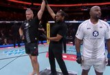 Kuriozas UFC: Bruce'as Bufferis nugalėtoju paskelbė ne tą kovotoją, tikrasis laimėtojas jau buvo palikęs narvą