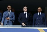 Sirgalių švilpimas Infantino nerūpi: atsigaivinimo pertraukėlės gali būti naudojamos ir ateityje