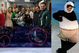Olimpiadoje – sinchroninis Malinino ir Siao Him Fa atbulinis salto bei Ambrulevičiaus ir Reed susitikimas su legenda