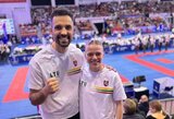 Miglė Liutkevičiūtė kovėsi prestižiniame „Premier“ lygos karatė turnyre